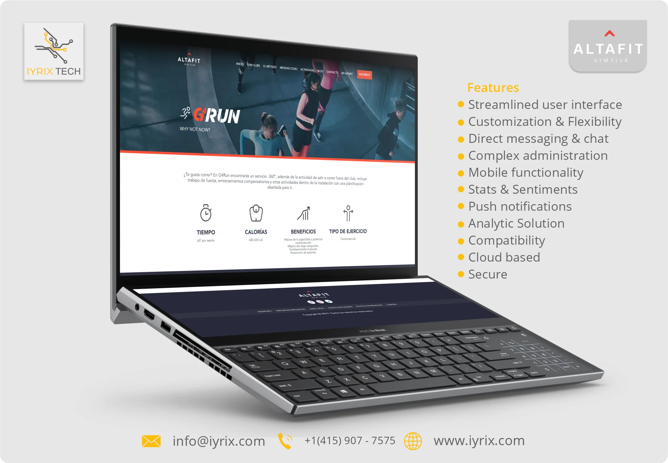 Web
                                                                Streamlined user interface
                                                                Customization & Flexibility
                                                                Direct messaging & chat
                                                                Complex administration
                                                                Mobile functionality
                                                                Stats & Sentiments
                                                                Push notifications
                                                                Analytic Solution
                                                                Compatibility 
                                                                Cloud based
                                                                Secure
                                                                